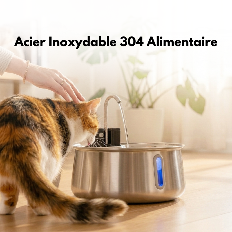 Fontaine à Eau Pour Chat Sans Fil