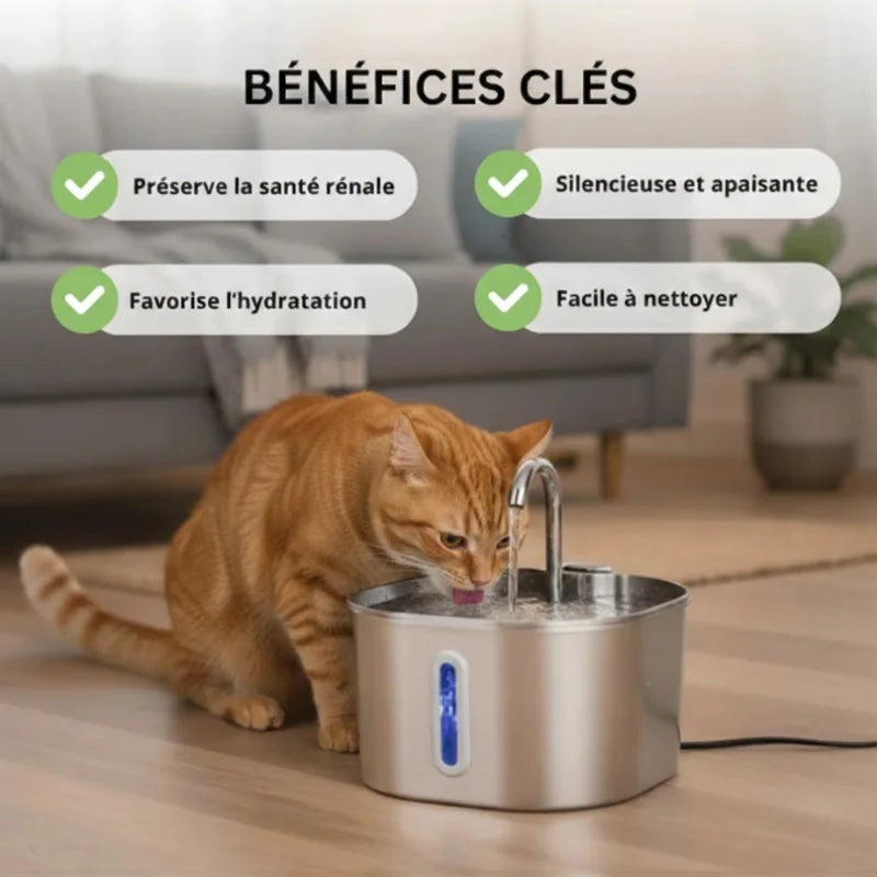 Puricat™ : Fontaine à Eau pour Chat