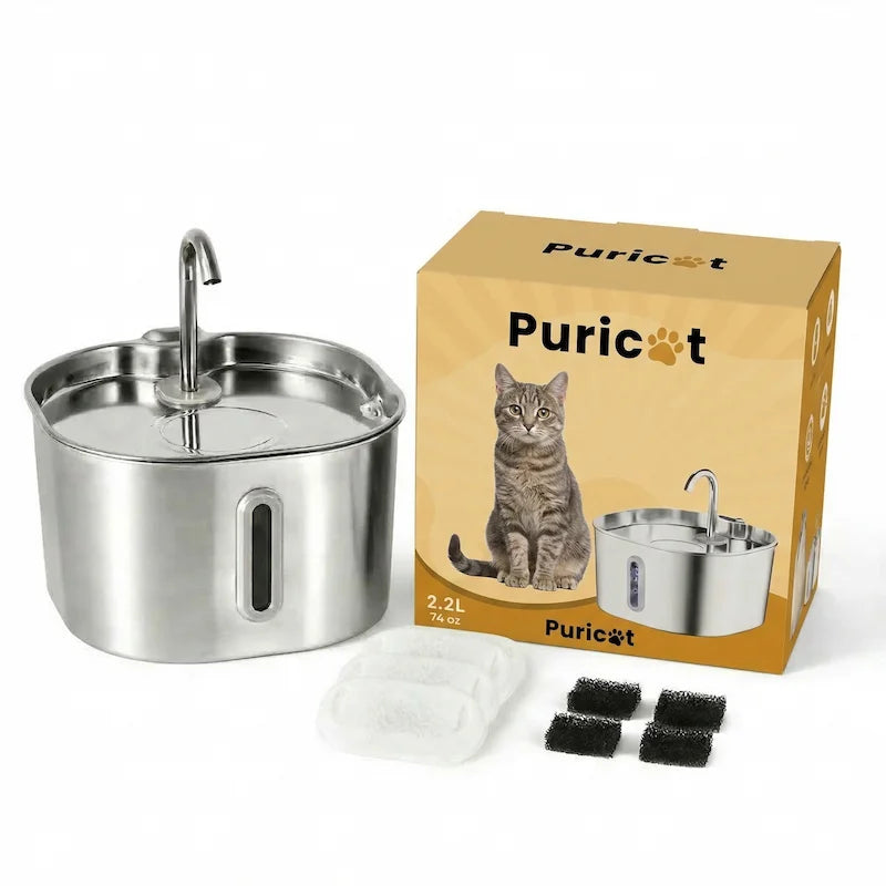 Puricat™ : Fontaine à Eau pour Chat