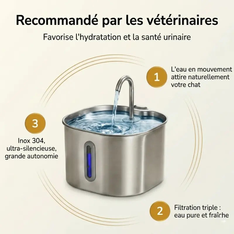 Puricat : Fontaine à Eau pour Chat