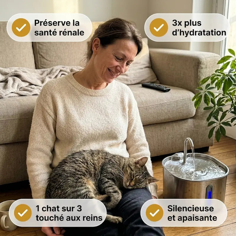 Puricat : Fontaine à Eau pour Chat