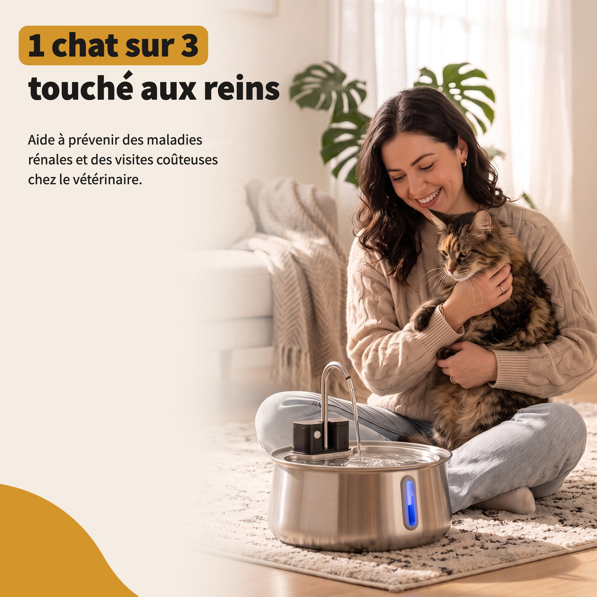 1 chat sur 3 touché aux reins : aide à prévenir des maladies rénales